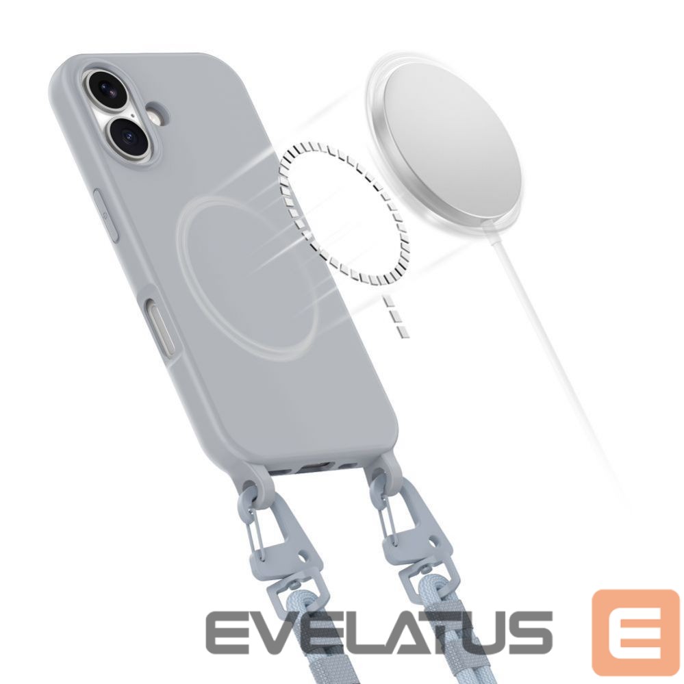 Other Phone Accessory Tech-Protect Tech-Protect MagNecklace MagSafe iPhone 16 Case - Gray