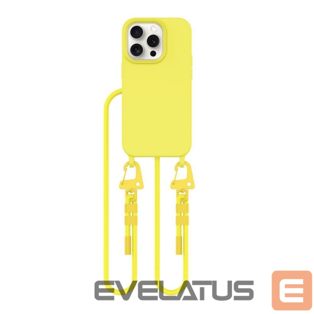 Other Phone Accessory Tech-Protect Tech-Protect MagNecklace MagSafe iPhone 15 Pro Case - Yellow