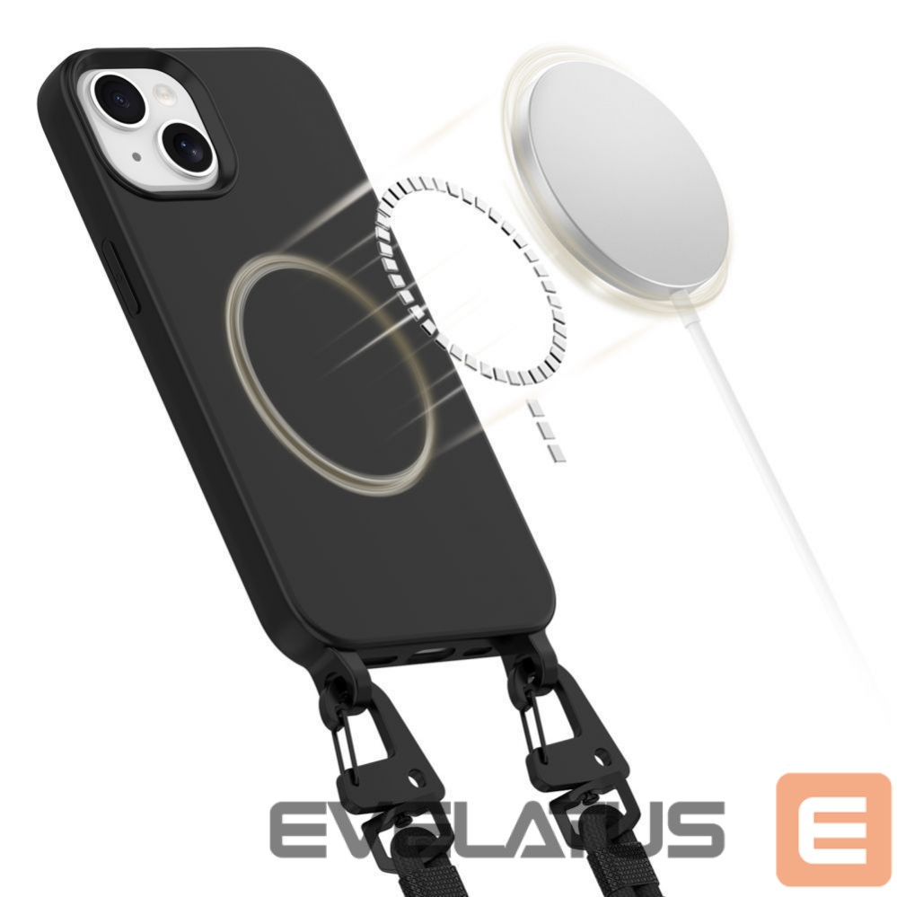 Other Phone Accessory Tech-Protect Tech-Protect MagNecklace MagSafe iPhone 15 Case - Black