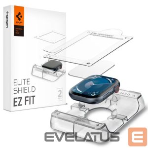 Other Phone Accessory Spigen  Spigen Elite Shield ”EZ FIT” Hybrid Glass 2-PACK for Apple Watch 10 (42MM) - Clear 