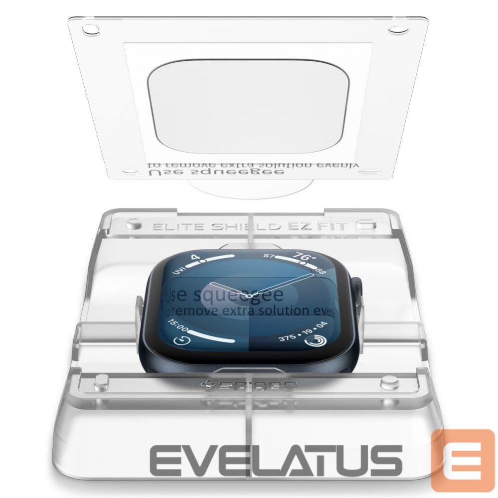 Other Phone Accessory Spigen Spigen Elite Shield ”EZ FIT” Hybrid Glass 2-PACK for Apple Watch 10 (42MM) - Clear