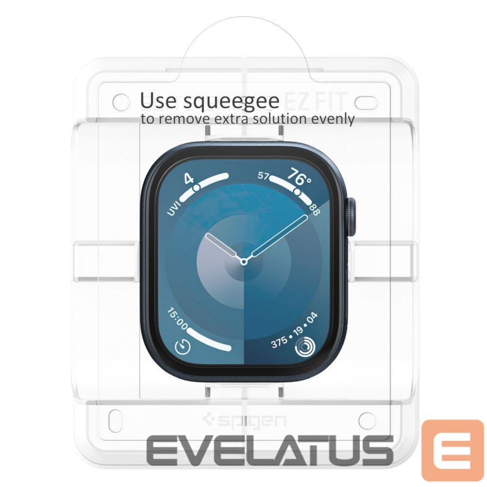 Other Phone Accessory Spigen Spigen Elite Shield ”EZ FIT” Hybrid Glass 2-PACK for Apple Watch 10 (46MM) - Clear