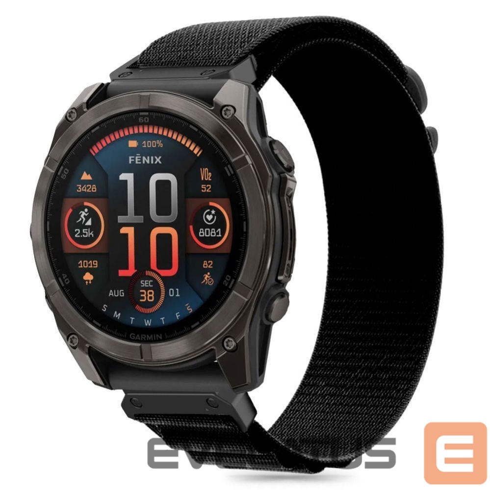 Other Phone Accessory Tech-Protect Tech-Protect Nylon Pro Strap Garmin Fenix 5 / 6 / 6 Pro / 7 / 8 (47MM) - Black