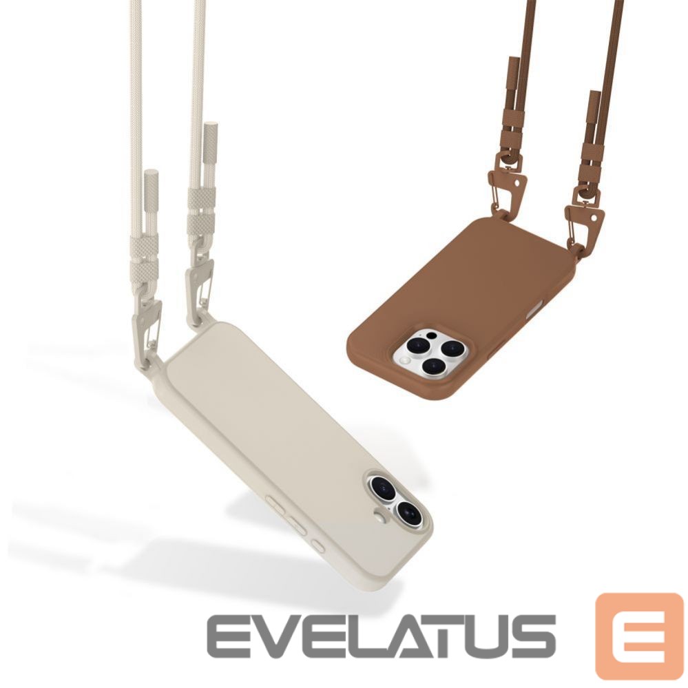 Other Phone Accessory Tech-Protect Tech-Protect MagNecklace MagSafe iPhone 14 Pro Case - Brown