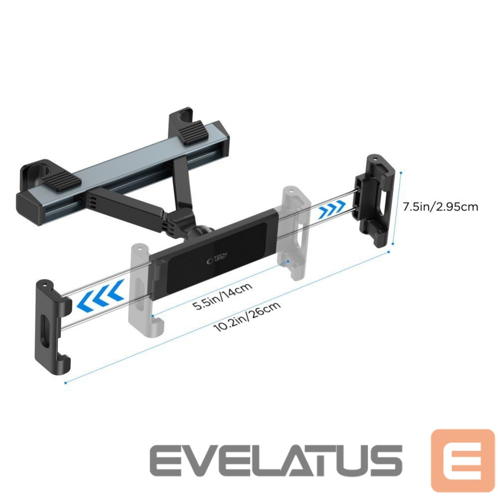 Other Phone Accessory Tech-Protect Tech-Protect V3 Headrest Car Mount - Black