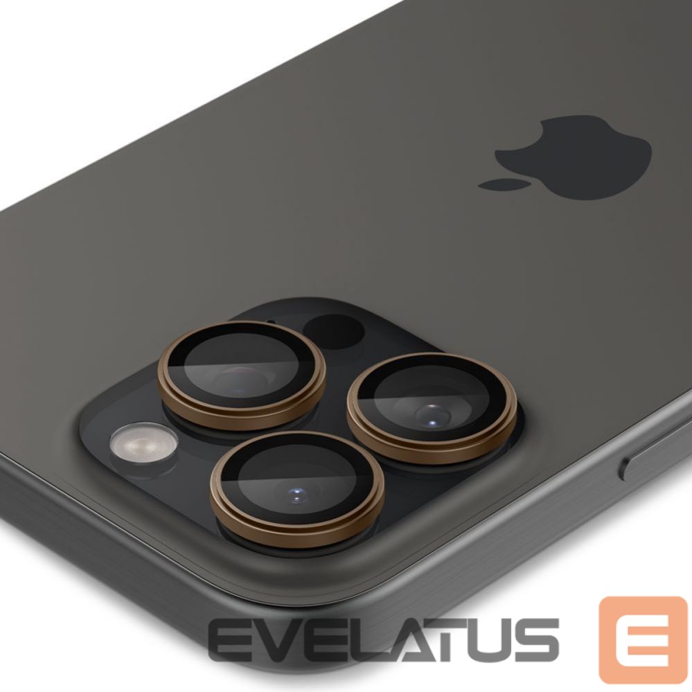 Other Phone Accessory Spigen Spigen Optik Pro GLAS.TR ”EZ FIT” Camera Protector 2-PACK for iPhone 16 Pro / Pro Max - Brown