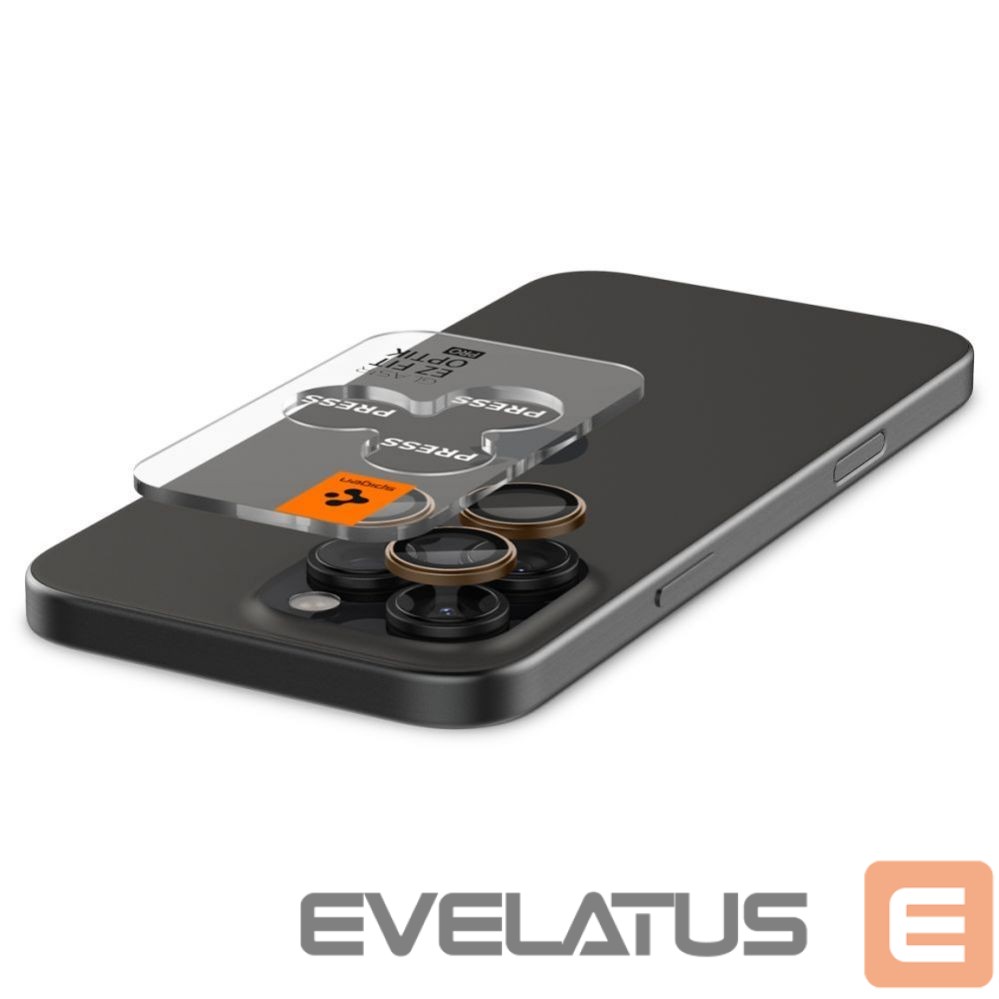 Other Phone Accessory Spigen Spigen Optik Pro GLAS.TR ”EZ FIT” Camera Protector 2-PACK for iPhone 16 Pro / Pro Max - Brown