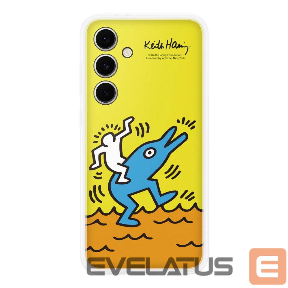 Back panel cover Samsung Samsung Flipsuit Case EF-MS721CYEGWW for Samsung Galaxy S 24 FE - yellow
