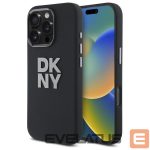 Other Phone Accessory DKNY  DKNY Liquid Silicone Metal Logo iPhone 16 Pro Case - Black 