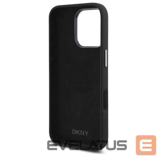 Other Phone Accessory DKNY DKNY Liquid Silicone Metal Logo iPhone 16 Pro Case - Black