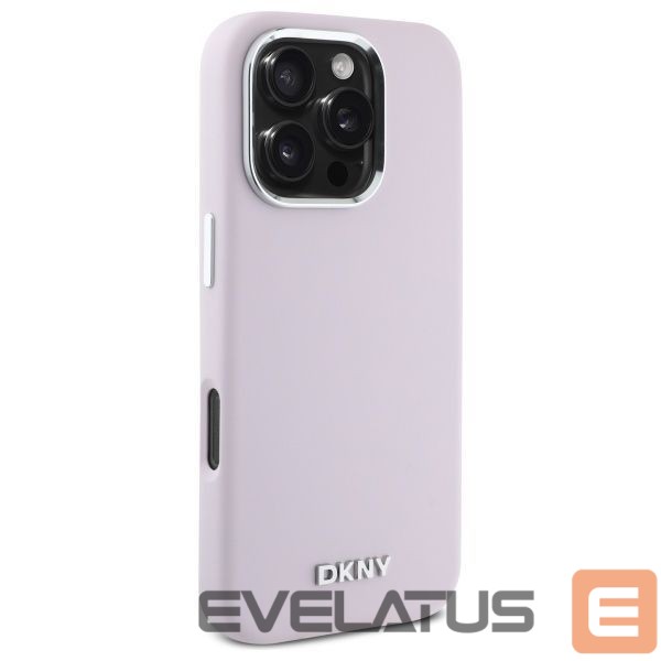 Other Phone Accessory DKNY DKNY Liquid Silicone Small Metal Logo MagSafe iPhone 16 Pro Case - Pink