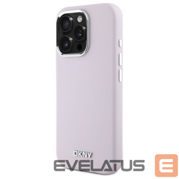 Other Phone Accessory DKNY DKNY Liquid Silicone Small Metal Logo MagSafe iPhone 16 Pro Case - Pink