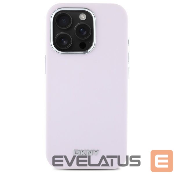 Other Phone Accessory DKNY DKNY Liquid Silicone Small Metal Logo MagSafe iPhone 16 Pro Case - Pink