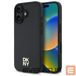Other Phone Accessory DKNY  DKNY Repeat Pattern Stack Logo MagSafe iPhone 16 Case - Black 