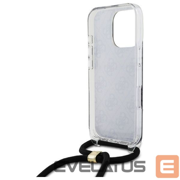 Other Phone Accessory Guess Guess Crossbody Cord 4G Print Case for iPhone 16 Pro Max - Black