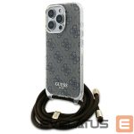 Other Phone Accessory Guess  Guess Crossbody Cord 4G Print Case for iPhone 16 Pro Max - Brown 