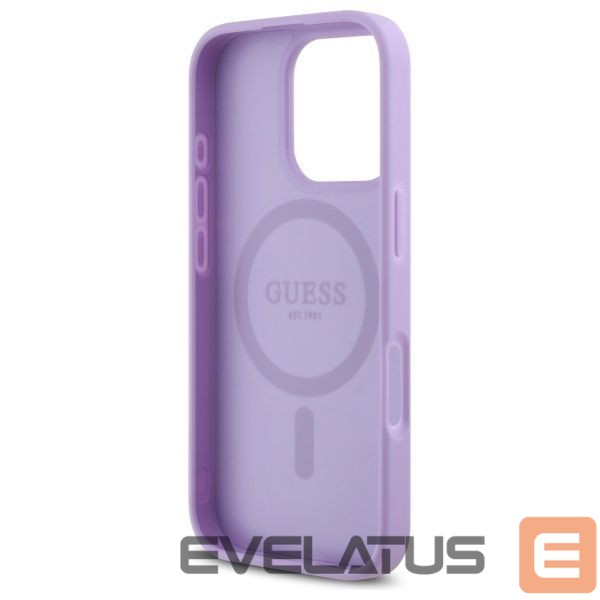 Other Phone Accessory Guess Guess Saffiano MagSafe case for iPhone 16 Pro - purple