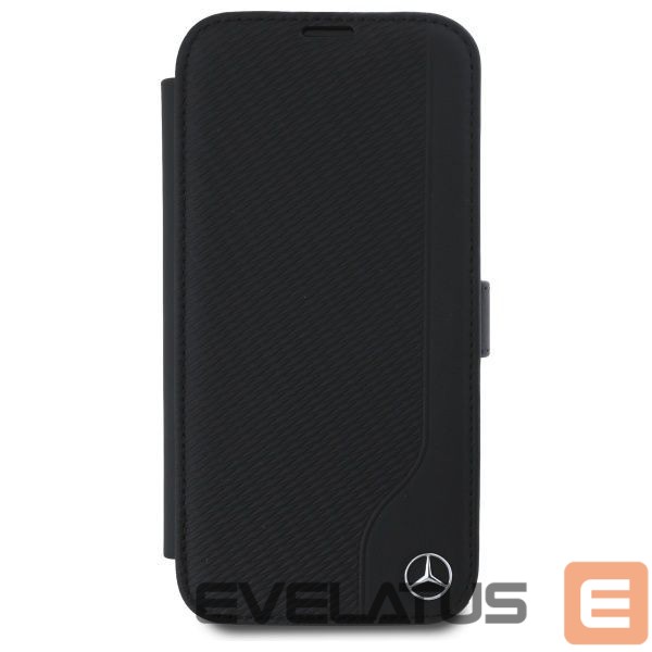 Other Phone Accessory Mercedes-Benz Mercedes Leather Wood Imitation iPhone 16 Case - Black