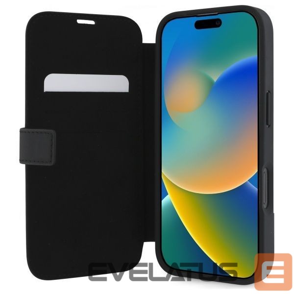 Other Phone Accessory Mercedes-Benz Mercedes MB Waves Leather Case for iPhone 16 Pro Max - Black