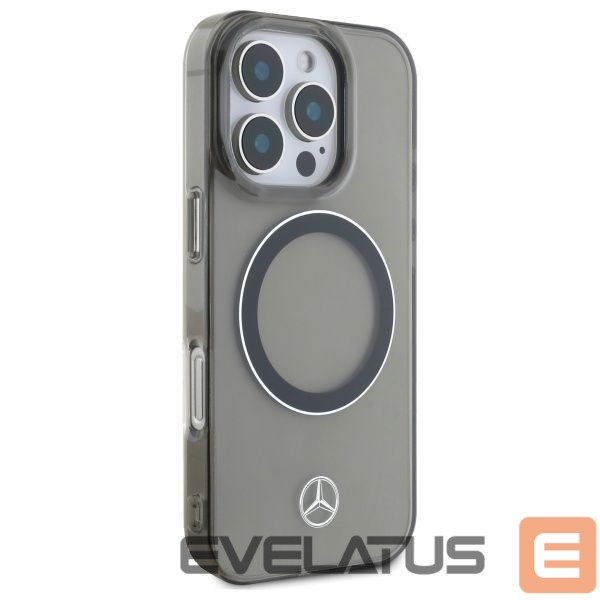 Other Phone Accessory Mercedes-Benz Mercedes Silver Ring MagSafe iPhone 16 Pro Case - Black