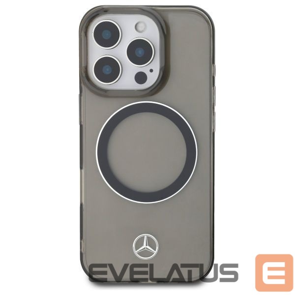 Other Phone Accessory Mercedes-Benz Mercedes Silver Ring MagSafe iPhone 16 Pro Case - Black