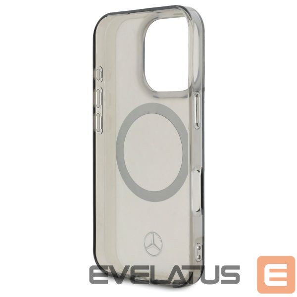 Other Phone Accessory Mercedes-Benz Mercedes Silver Ring MagSafe iPhone 16 Pro Case - Black