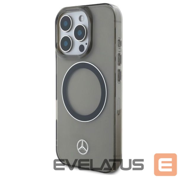 Other Phone Accessory Mercedes-Benz Mercedes Silver Ring MagSafe iPhone 16 Pro Case - Black