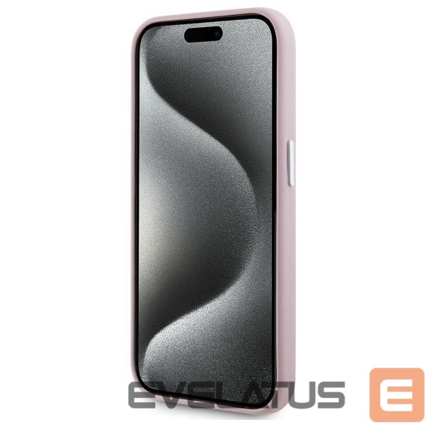 Other Phone Accessory Karl Lagerfeld Karl Lagerfeld FW Metal Plate MagSafe iPhone 15 Pro Case - Pink
