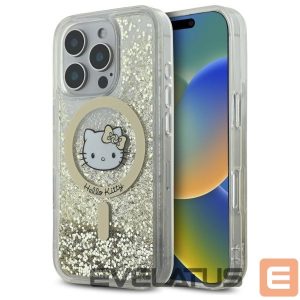 Other Phone Accessory Hello Kitty  Hello Kitty Liquid Glitter Fever MagSafe iPhone 16 Pro Case - Gold 