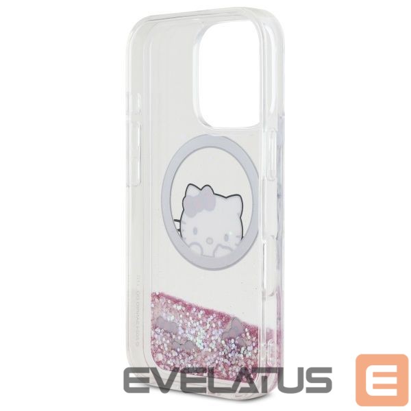 Other Phone Accessory Hello Kitty Hello Kitty Liquid Glitter Sweet Kitty Bows MagSafe iPhone 16 Pro Case - White