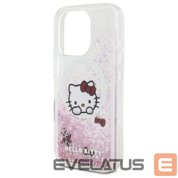 Other Phone Accessory Hello Kitty Hello Kitty Liquid Glitter Sweet Kitty Bows MagSafe iPhone 16 Pro Case - White