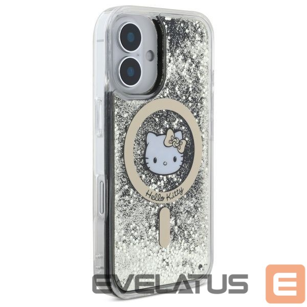 Other Phone Accessory Hello Kitty Hello Kitty Liquid Glitter Fever MagSafe iPhone 16 Case - Gold