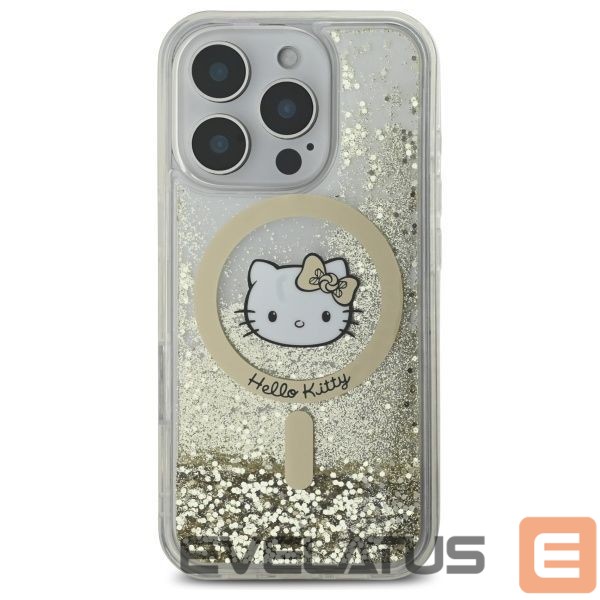 Other Phone Accessory Hello Kitty Hello Kitty Liquid Glitter Fever MagSafe Case for iPhone 16 Pro Max - Gold