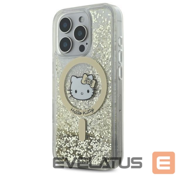 Other Phone Accessory Hello Kitty Hello Kitty Liquid Glitter Fever MagSafe Case for iPhone 16 Pro Max - Gold