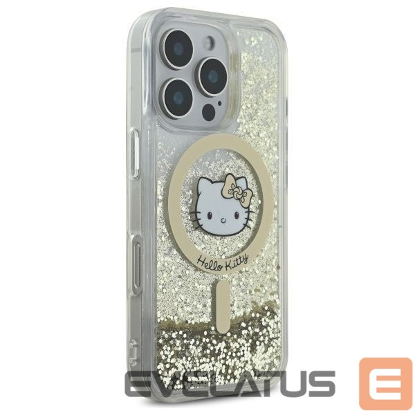 Other Phone Accessory Hello Kitty Hello Kitty Liquid Glitter Fever MagSafe Case for iPhone 16 Pro Max - Gold