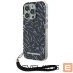 Other Phone Accessory Karl Lagerfeld  Karl Lagerfeld Zebra With Cord iPhone 16 Pro Case - Purple 