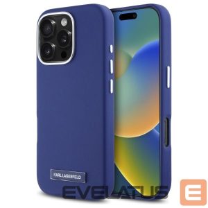 Other Phone Accessory Karl Lagerfeld  Karl Lagerfeld FW Metal Plate MagSafe iPhone 16 Pro Case - Blue 