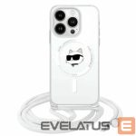 Other Phone Accessory Karl Lagerfeld  Karl Lagerfeld IML Choupette Head & Cord Magsafe Case for iPhone 16 Pro Max - Clear 