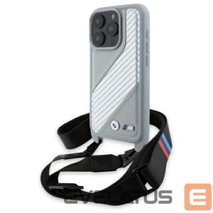 Other Phone Accessory BMW  BMW M Edition Carbon Stripe & Strap iPhone 16 Pro Case - Gray 
