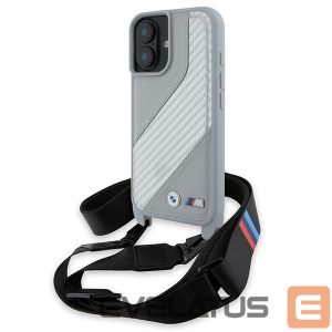 Other Phone Accessory BMW  BMW M Edition Carbon Stripe & Strap iPhone 16 Case - Gray 