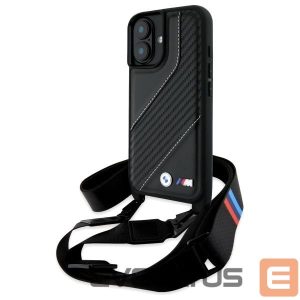 Other Phone Accessory BMW  BMW M Edition Carbon Stripe & Strap iPhone 16 Case - Black 