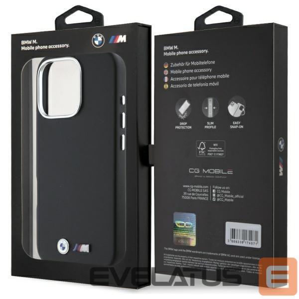 Other Phone Accessory BMW BMW M Smooth Full Wrapped Metal MagSafe Case for iPhone 16 Pro Max - Black