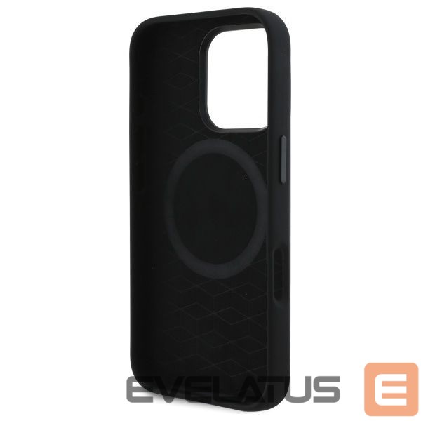 Other Phone Accessory BMW BMW Silicone Cut Tricolor Lines MagSafe Case for iPhone 16 Pro Max - Black
