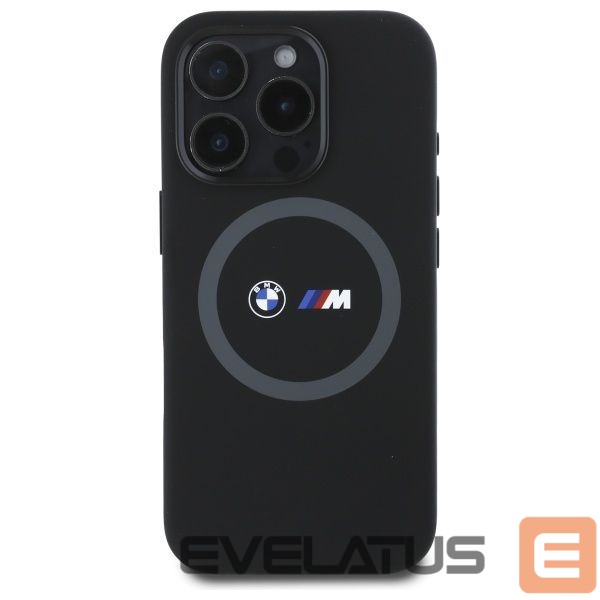 Other Phone Accessory BMW BMW M Silicone Printed Ring MagSafe Case for iPhone 16 Pro Max - Black
