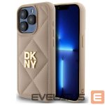 Other Phone Accessory DKNY  DKNY Quilted Stack Logo iPhone 15 Pro Case - Beige 