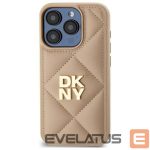 Other Phone Accessory DKNY  DKNY Quilted Stack Logo iPhone 15 Plus Case - Beige 