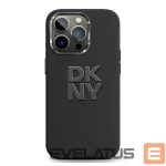 Other Phone Accessory DKNY  DKNY Liquid Silicone Metal Logo iPhone 16 Case - Black 