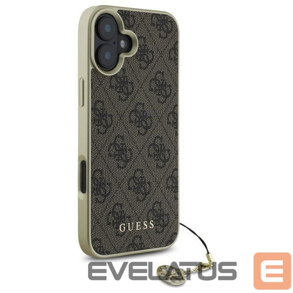 Other Phone Accessory Guess Guess 4G Charms Collection iPhone 16 Plus Case - Brown