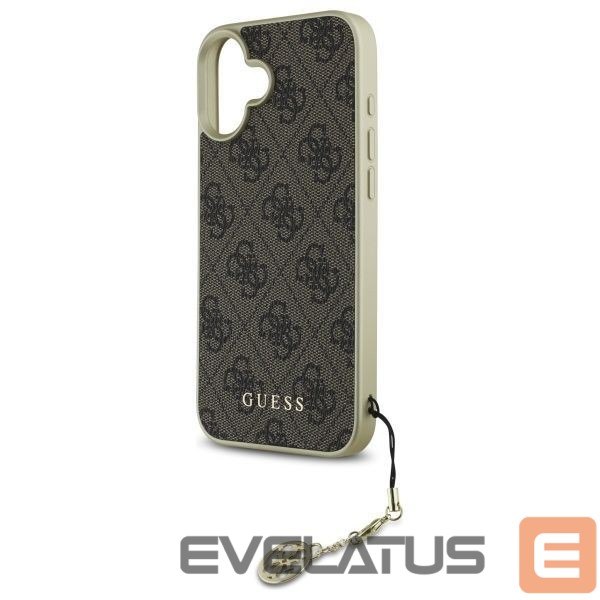Other Phone Accessory Guess Guess 4G Charms Collection iPhone 16 Plus Case - Brown