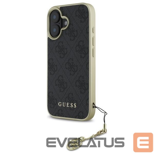 Other Phone Accessory Guess Guess 4G Charms Collection case for iPhone 16 Plus - black